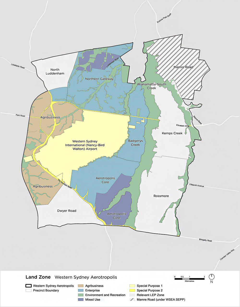 Map - Western Sydney Aerotropolis, Final Precinct Plan Unveiled